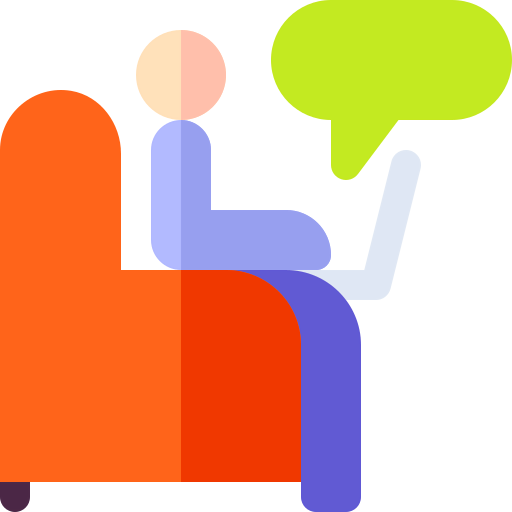 Working at home icon
