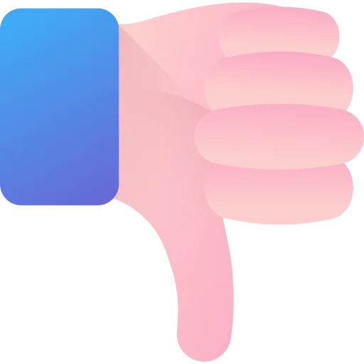 Thumb down icon