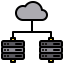 Cloud hosting icon 64x64