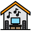 Stay at home icon 64x64