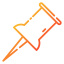 Push pin icon 64x64