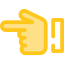 Указывая влево иконка 64x64