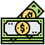 Money stack icon 64x64