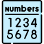 Числа иконка 64x64