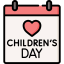 International childrens day icon 64x64
