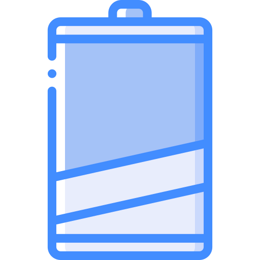 Low battery level icon