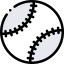 Бейсбольный мяч иконка 64x64