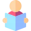 Reading book Symbol 64x64