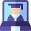 Online education Symbol 64x64