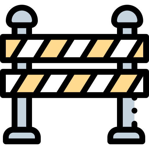 Road block icon