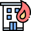 House on fire icon 64x64