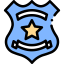 Police badge icon 64x64