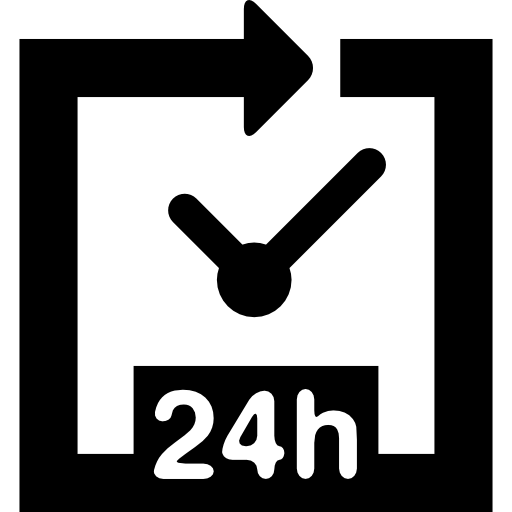 24 hour open symbol іконка
