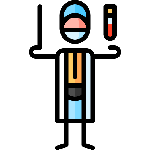 Lab technician icon