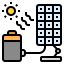 Solar cell icon 64x64