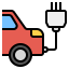 Electric car icon 64x64