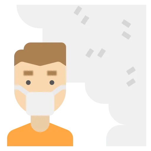 Air pollution icon