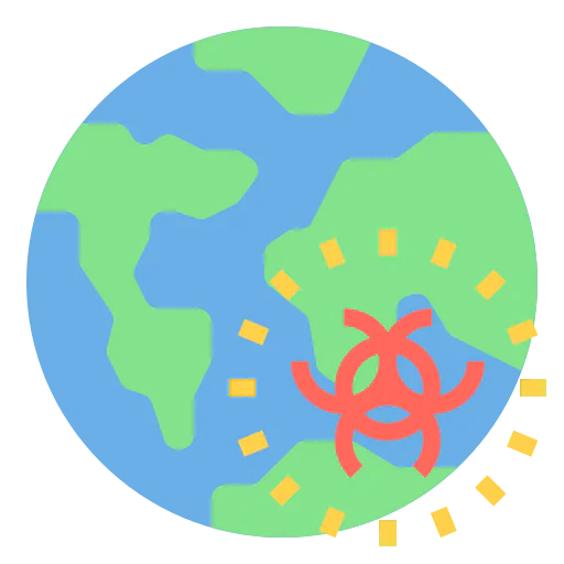 Global warming icon