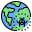 Global warming icon 64x64