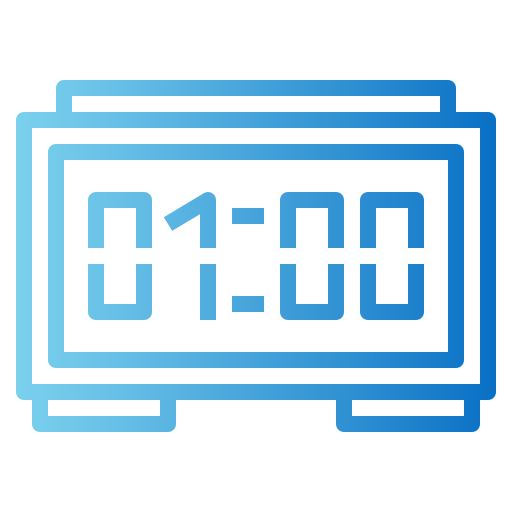 Digital clock Symbol