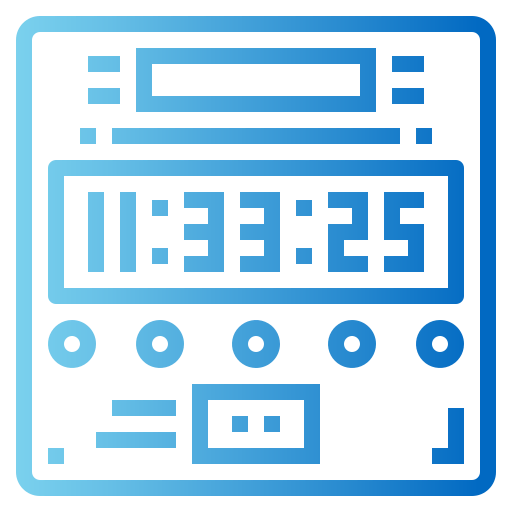 Digital clock 图标