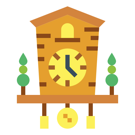 Cuckoo clock icon
