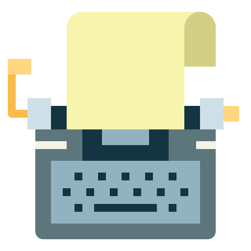 Typewriter icon