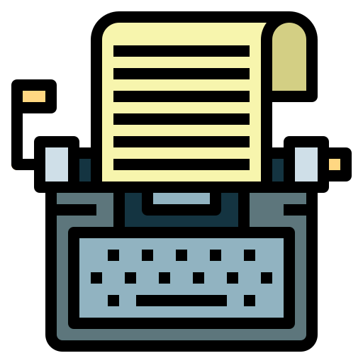 Typewriter icon