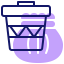 Garbage can icon 64x64