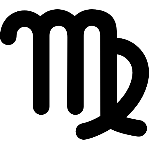 Virgo astrological symbol sign icon