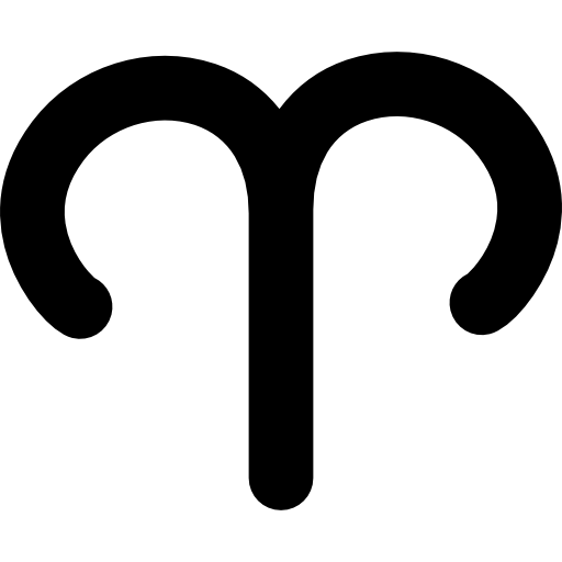 Aries sign icon