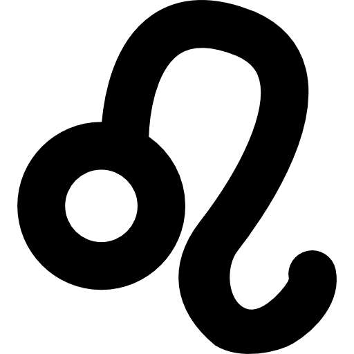 Leo sign icon