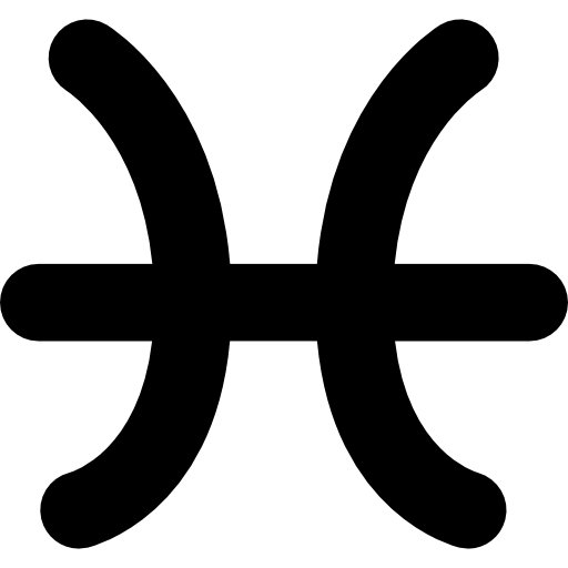 Pisces astrological sign icon