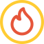 Flammable icon 64x64
