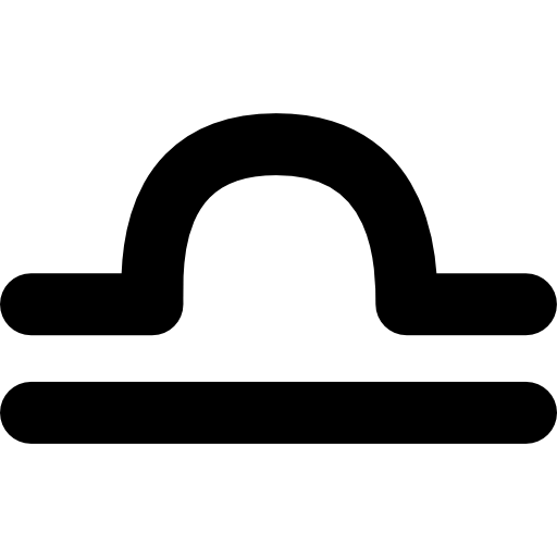 Libra sign icon
