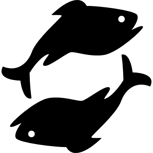 Pisces sign icon