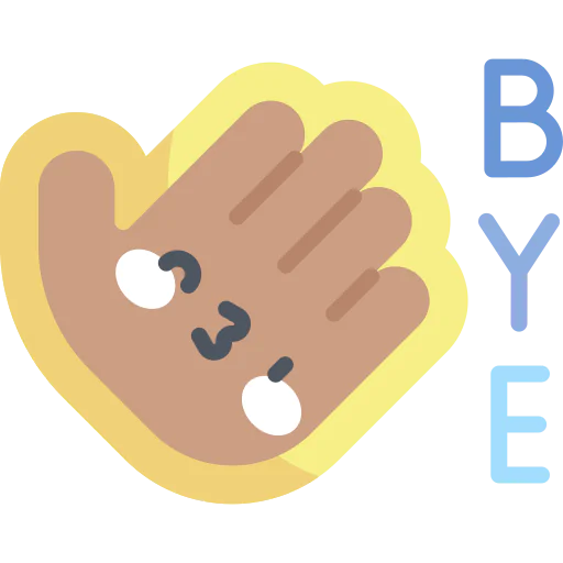 Goodbye icon