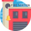 Пожарная станция иконка 64x64