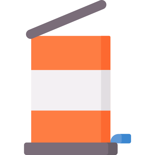 Trash can icon