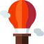 Hot air balloon ícone 64x64