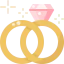 Wedding ring icon 64x64