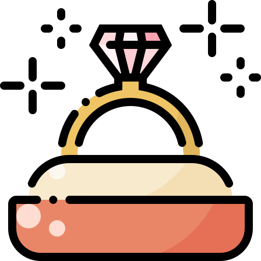 Diamond ring icon