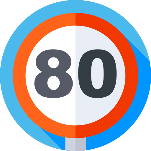 Speed limit icon