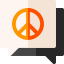 Знак мира иконка 64x64