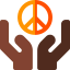 Peace symbol ícono 64x64