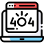 Error 404 ícone 64x64