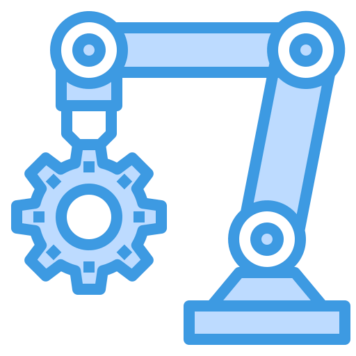 Robotic arm icon