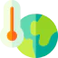 Global warming icon 64x64