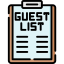 Guest list ícono 64x64