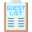 Guest list Symbol 64x64